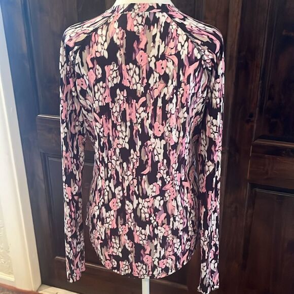 Jofit Pink and White UV Long Sleeve Crew Tee, size S - Picture 6 of 8